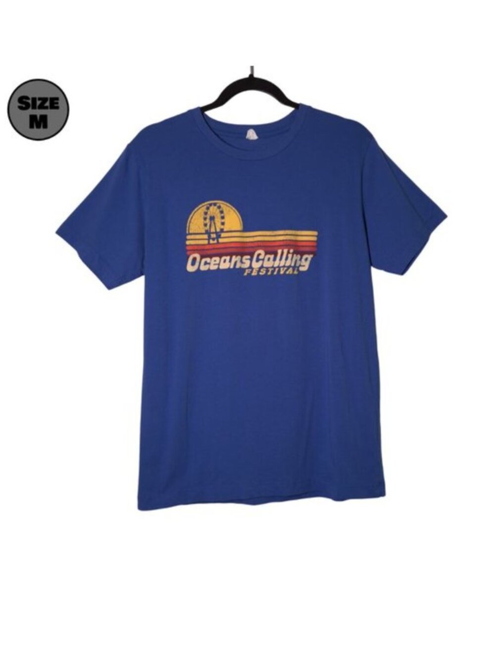Oceans Calling Festival 2022 USED Shirt (M, Blue, Dave Matthews, Lumineers)